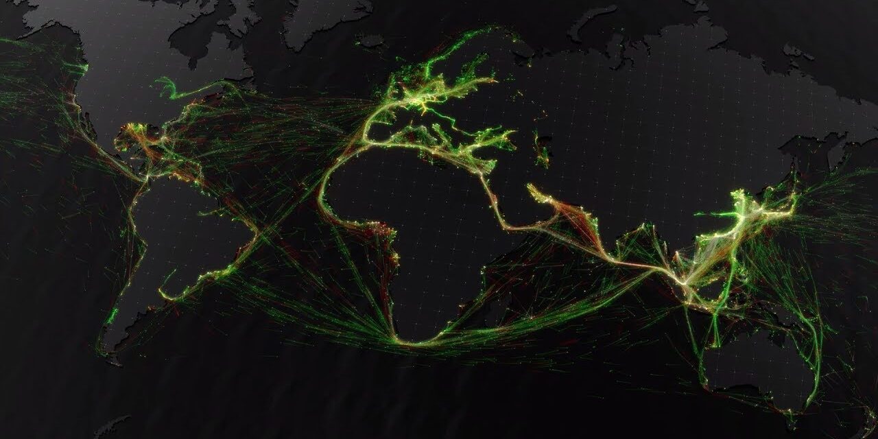 cargo flow logistics background image